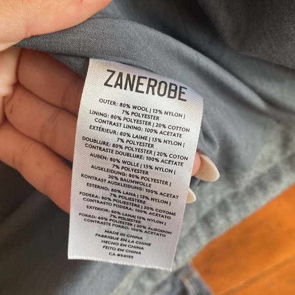 WINTER IS HERE!!! Wool Jacket with Hood, Grey Marle, Small BNWT - Picture 9 of 9